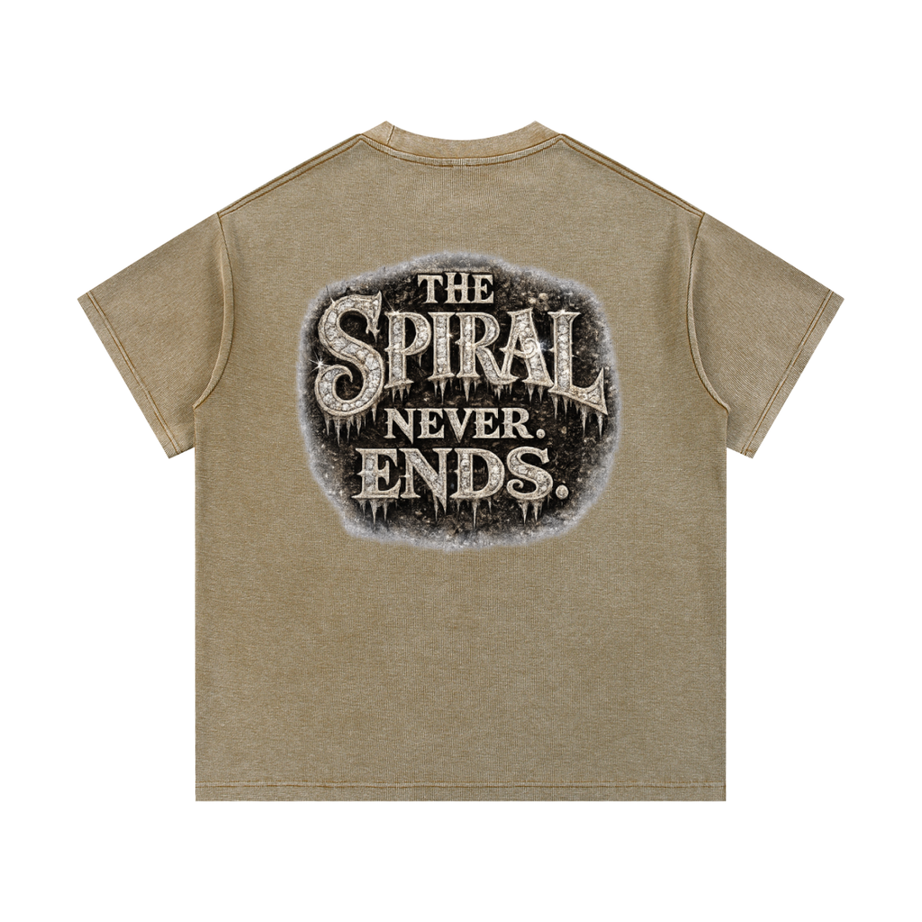 ICEMAN.AR “The Spiral Never Ends” Vintage Cryo Tee