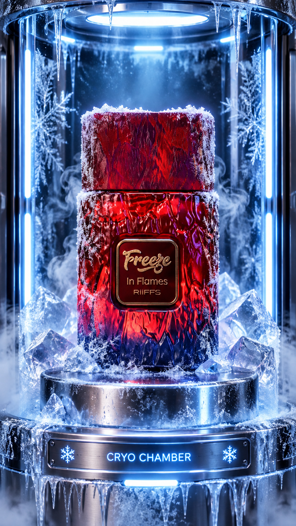 Freeze in flames