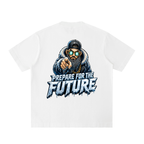 ICEMAN.AR PREPARE FOR THE FUTURE HEAVYWEIGHT VINTAGE WASHED FRAYED T-SHIRT